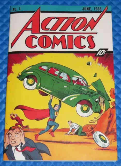 Custom Action Comics #1 Original Art Cover w/Newsprint Facsimile Interior