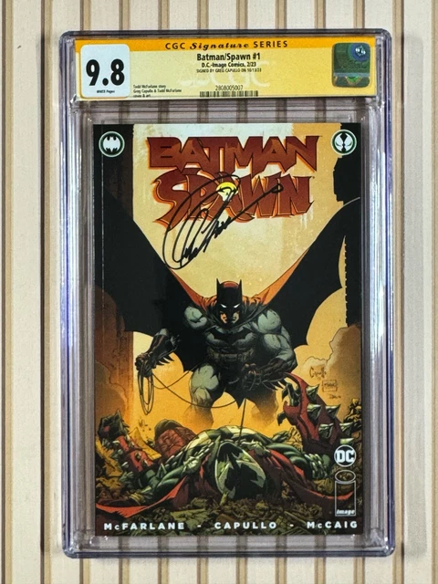 Batman Spawn #1 (2023 DC Comics) Signed Greg Capullo 1st Print CGC 9.8