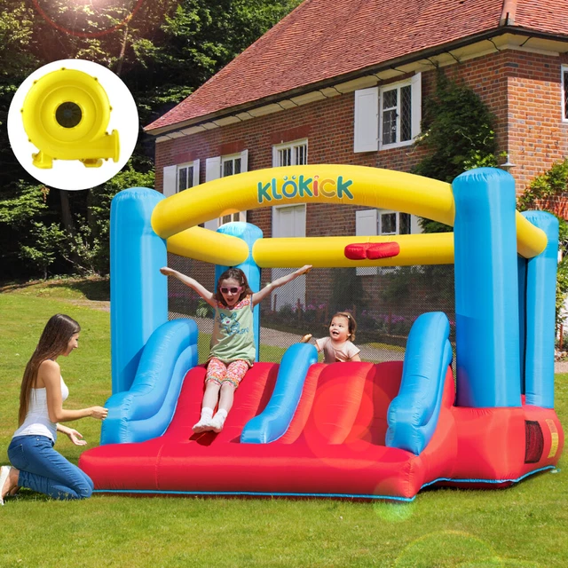 Kids Bouncer Inflatable Bounce House Slide Jumper Castle w/Blower Outdoor Indoor