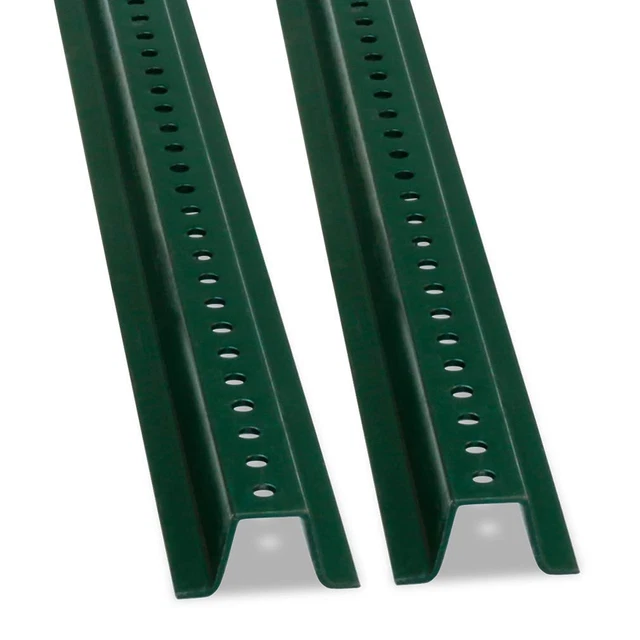 Smartsign - K-153-8-2 U-Channel Sign Post, Heavy-Duty | 8' Tall Baked Enamel Ste
