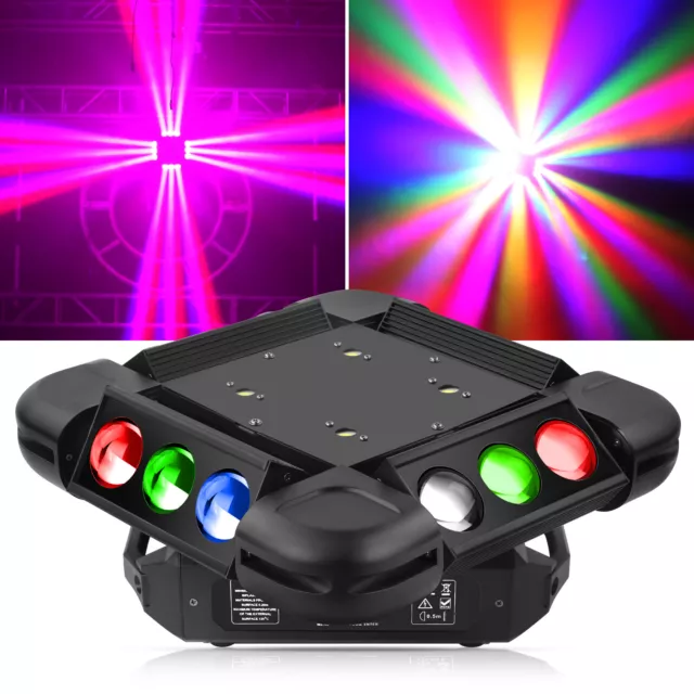 150W LED Moving Head Light DMX RGBW Stage Beam Spot Lighting DJ Disco Party Show 2