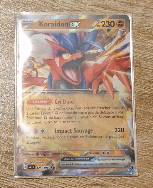 Carte Géante Koraidon – Jumbo Pokémon Écarlate Et Violet, Taille XXL, Certifiée The Pokémon Company
