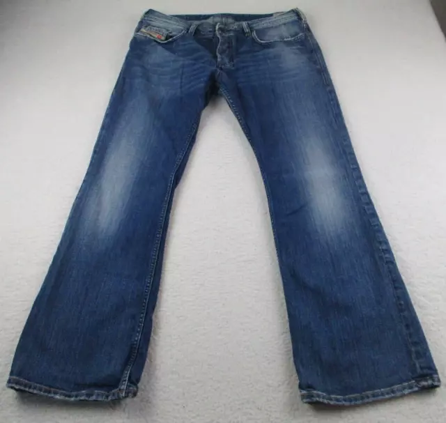 DIESEL ZATHAN JEANS Mens 32x30 Bootcut Button Fly Denim Made in Italy ...