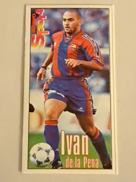 Ivan De La Pena Rookie-Karte - Bravo Sport 1995-96 (handgeschnittener Aufkleber) - Toller Con