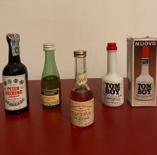 Bottiglie 133 pezzi mignon da collezione bottigliette di alcolici e liquori