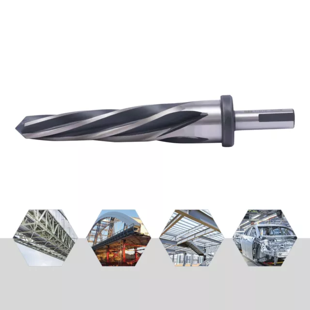 1-1/16Inch Tapered Bridge/Construction Reamer 3-Flat Shank Safety Stop Collar US