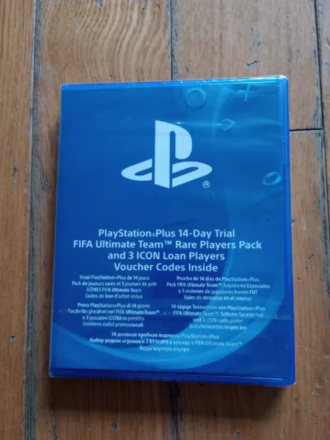 Playstation Plus PS4 EUROPEAN 14 Day Trial FIFA Ultimate Team Rare Players  Pack