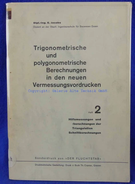 Jacobs: Trigonometrische + p. B. - geodätische Instrumente - Saml. Lausen - 1081