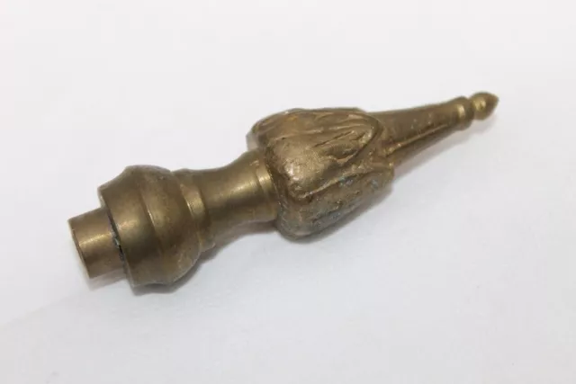 04N) Bronze Aufsatz Zierelement für Portahluhr Kaminuhr um 1900