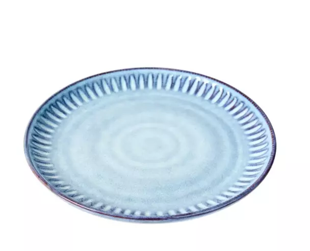 Blue Maison Side Plate Small Entree Appetiser Plate 22.2cm Hand Glazed Stoneware