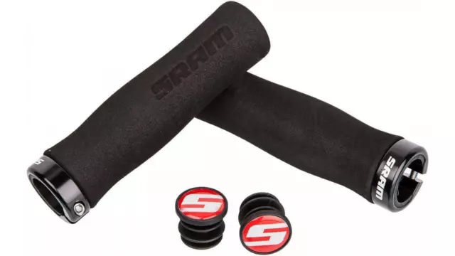 Juego Puños SRAM Locking Grip Contour Foam 129mm MTB negro