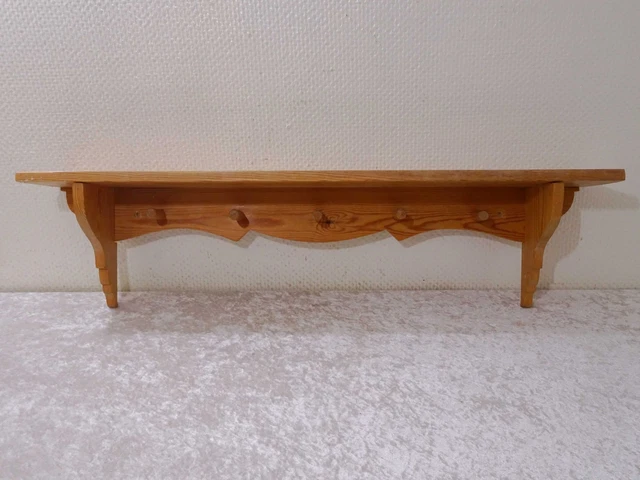 Kutrfv - Madera Tablero de Pared Estante - Estilo Rústico Diseño Vintage -