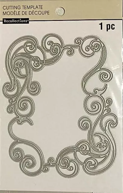 Recollections Cut And Emboss Dies ~Frame Swirls Code 624110