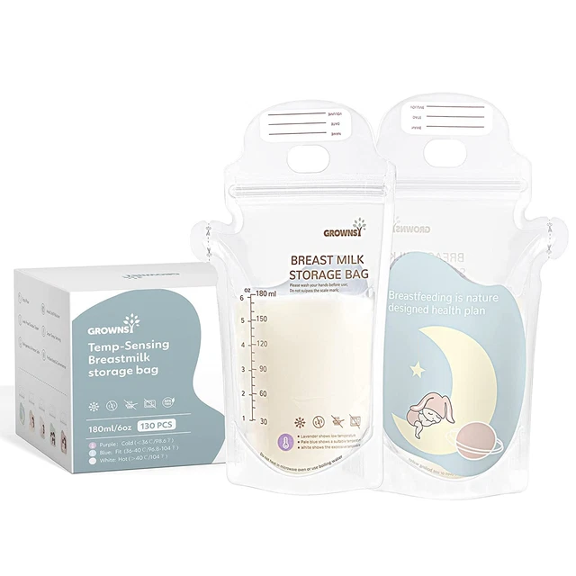 130PCS Presterilized Zero-Pollution Breastfeeding Storing Bag Milk Refrigeration
