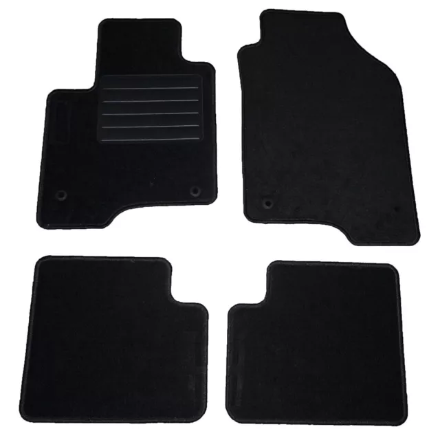 Set Tappeti Tappetini Fiat Panda 2012 su misura in moquette con 4 Fissaggi