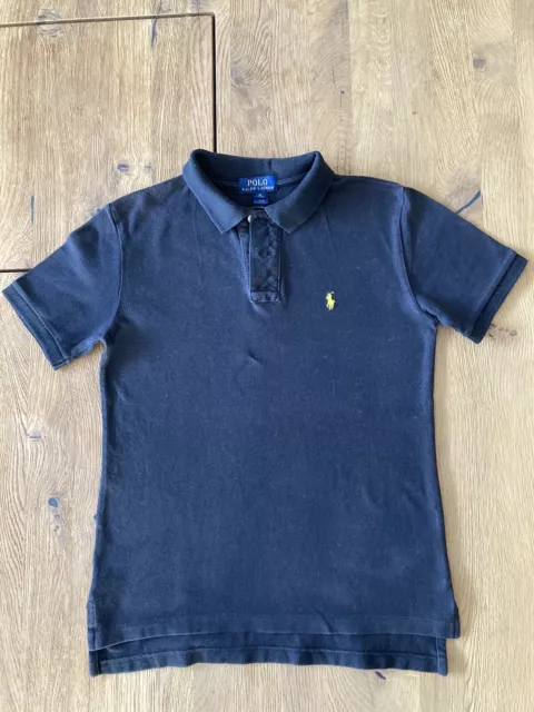 Polo Ralph Lauren Polo Shirt Poloshirt Kids Größe M 10 12 14 Schwarz