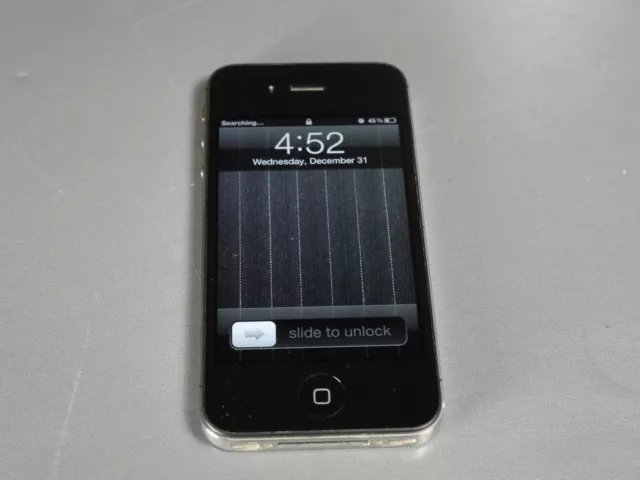 Apple iPhone 4 Black 8GB Verizon Cell Phone Working Model #A1349 MD439LL/A