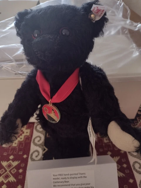 STEIFF TITANIC CENTENARY BEAR with model of TITANIC. LTD EDITION. EAN 663888 115.00 PicClick UK