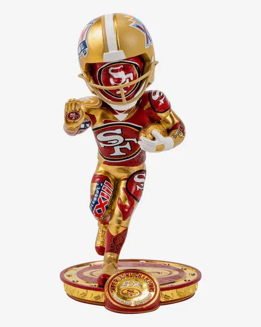 San Francisco 49ers Commemorative Super Bowl Bobblehead NFL Football
