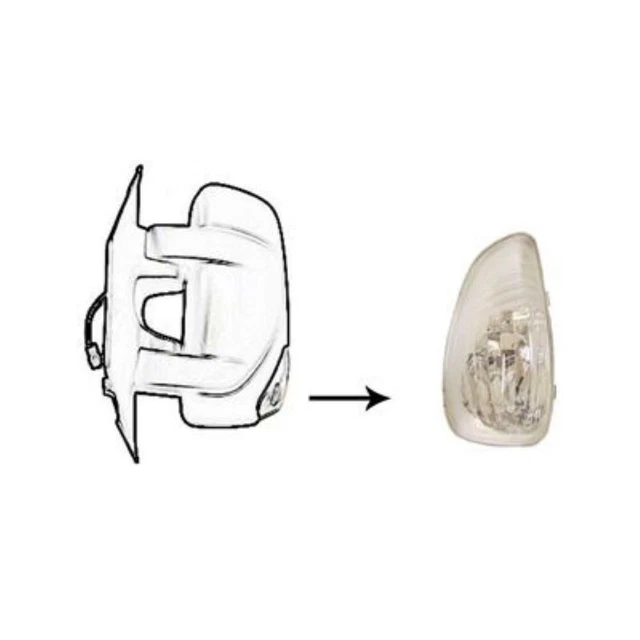 Clignotant Rétroviseur Extérieur Gauche TYC 325-0152-3 - Compatible Renault Master III