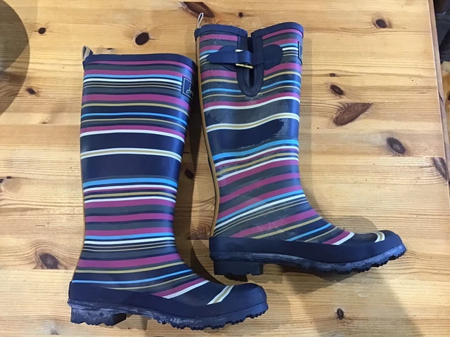 Joules rainbow wellies cheap