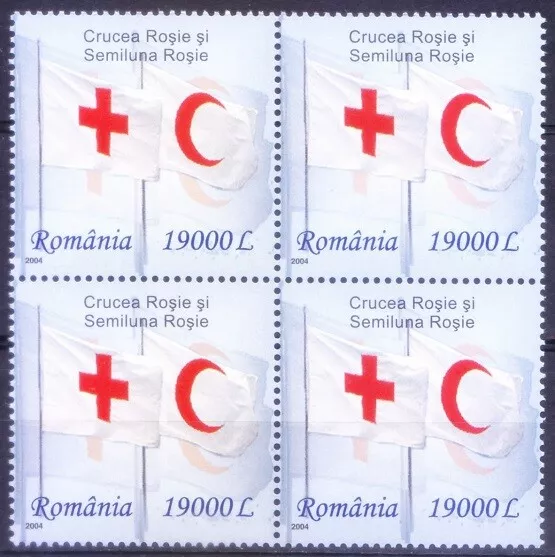 Romania 2004 MNH Blk, Red Cross, Red Crescent