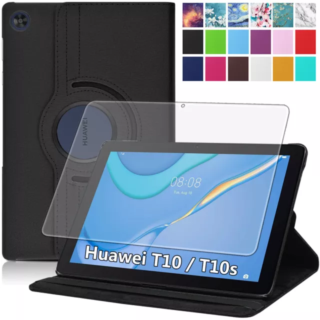 360°Schutzhülle +Folie Huawei MatePad T10 /T10s /Enjoy Tablet 2 Case Tasche