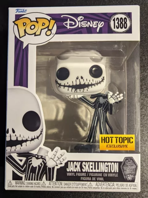 Hot Topic Funko The Nightmare Before Christmas Pop! Jack Skellington  Headless Vinyl Figure Hot Topic Exclusive