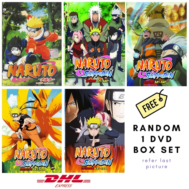 Naruto Shippuden Episode 1 7 Dvd Anime Collection Complete Surnomme Anglais Eur 5 32 Picclick Fr