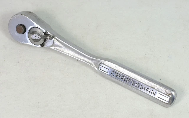 Llave de trinquete vintage Craftsman V EE. UU. 43785 3/8" mango de trinquete