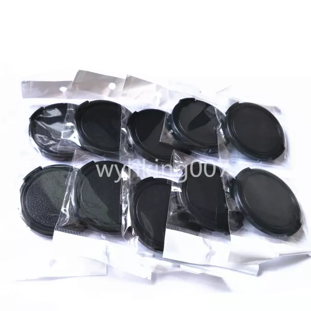 10PCS 52mm Snap-on side pinch Front Lens Cap Cover for LM LR Nikon Sony Pentax