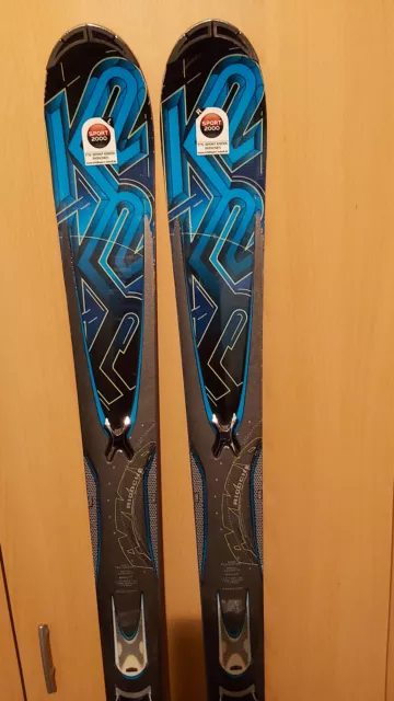 Ski K2 RICOCHE All Mountain, MARKER Bindung, 174 cm, ATOMiC Skischuhe, Gr. 26