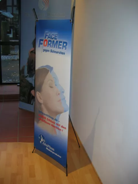 X-Banner Displays 60x180cm - wahlweise mit und ohne Druck