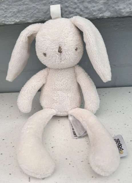 MAMAS PAPAS Millie Bunny Rabbit Rattle Pram Soft Hanging Toy Comfort Bell Dou 5.00 PicClick UK