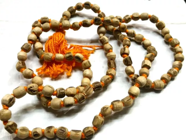 Nouveau 4 Mm Pur Tulsi Mala Naturel Spirituel Puja Religieux Banaras Cadeau