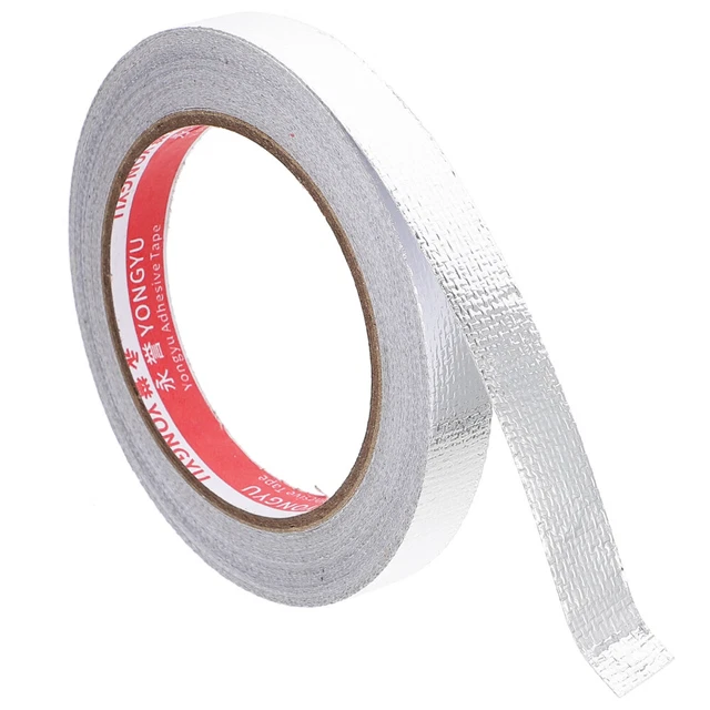 1 Rollo Fibra de Vidrio Aluminio Resistente al Calor Para Reparación de Tuberías