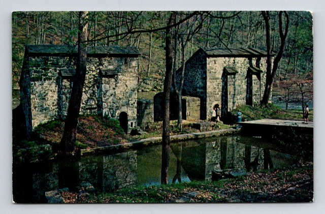 Hagley Museum Wilmington Delaware Black Powder Mills Brandywine Postcard UNP VTG