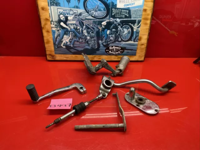 Shovelhead Harley Mid Control Brake Side Foot Peg Mount Assembly Fx Superglide