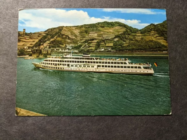 German Riverboat MS RHEIN Naval Cover unused postcard Koln, Germany