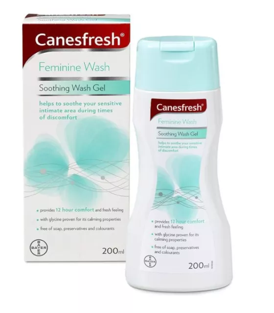 Canesten Canesfresh Soothing Intimate Hygiene Wash Gel, 200 ml