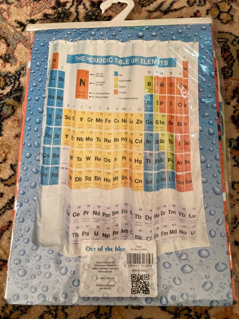 Tenda Da Doccia Colorata Con Stampa Artistica Animali, 168x183 Cm, In Poliestere Impermeabile Con 12 Ganci