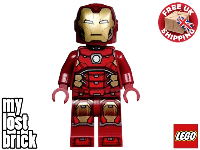 LEGO AVENGERS Iron Man Minifigure from set 76166 sh612 NEW