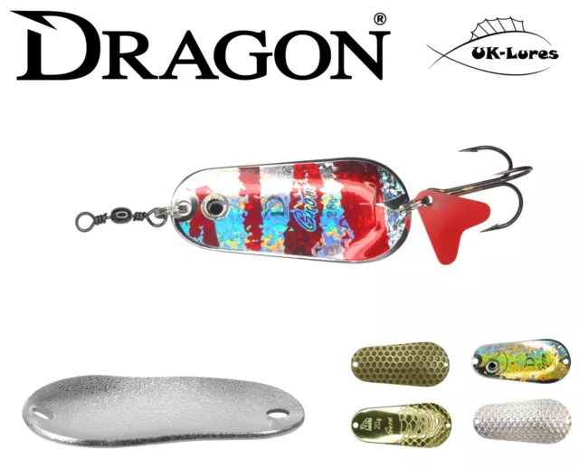 Lure Fishing Spoon GNOM - var. colours/sizes Strong treble Toby Predator Tackle