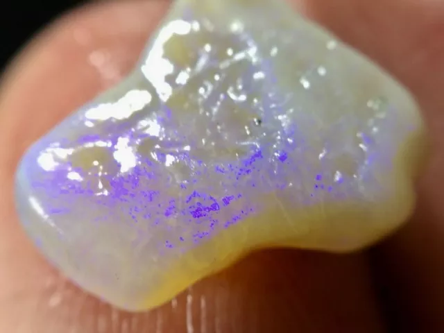 Lightning Ridge Purple Crystal Opal Rough 3.1Carat 3