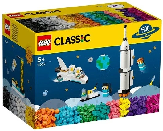 Lego Classic 11022 Mission spatiale 1700 pcs briques - Jeu Construction Espace