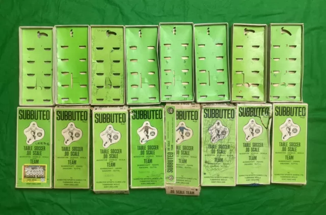 Subbuteo - 8 Empty HW Boxes