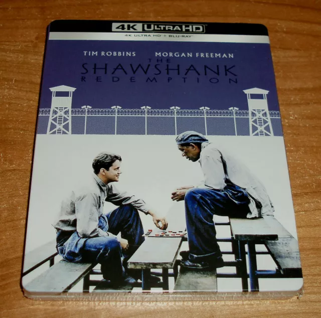 Chaîne Perpetua (The Shawshank Redemption) 4K UHD + Blu-Ray Neuf Steelbook R2