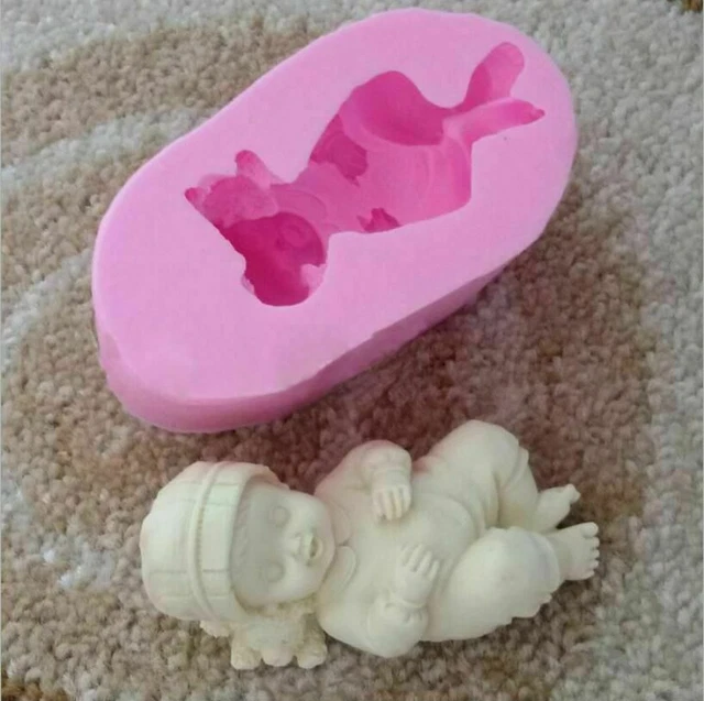 Moule à gâteau au chocolat pour bébé endormi bricolage en résine de...
