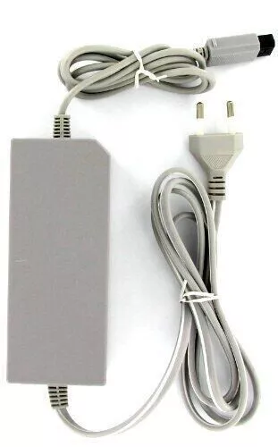 OFFICIAL Nintendo Wii EU MAINS POWER ADAPTER LEAD CABLE SUPPLY AC 100-240V