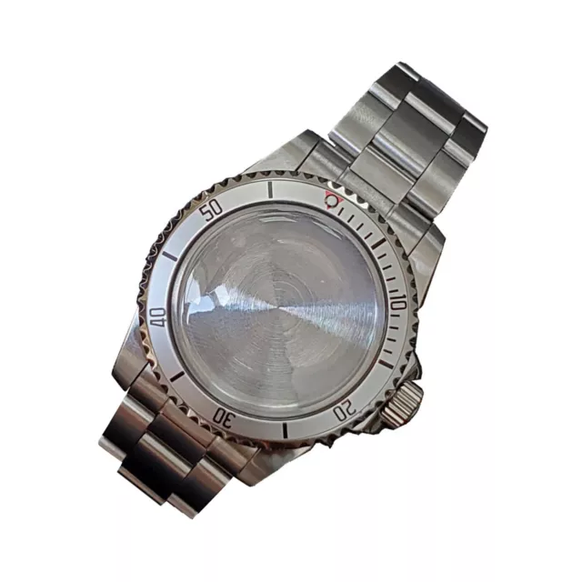 Stainless Steel 39.5mm Watch Strap Belt Bezel  Case For NH35 NH36 Movement Parts